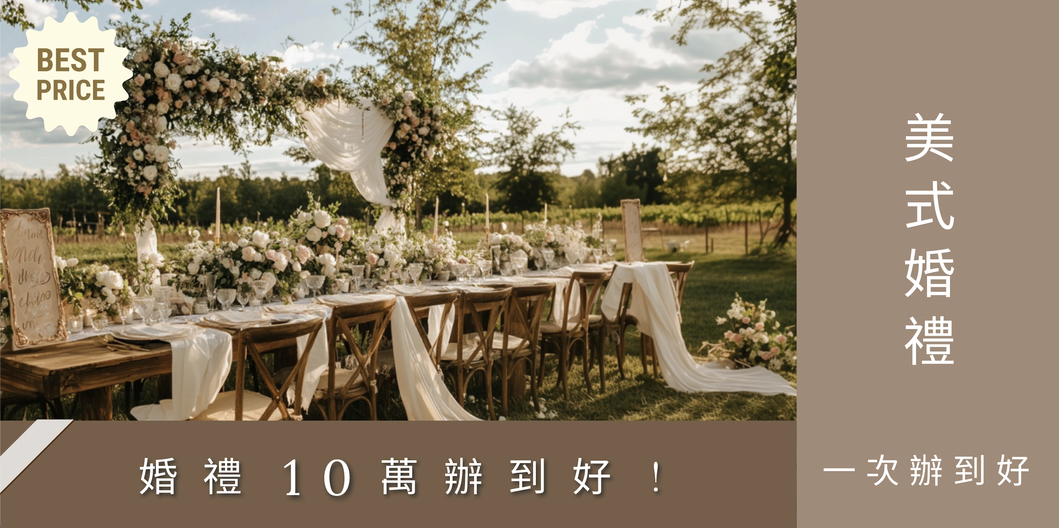 美式森林輕婚禮