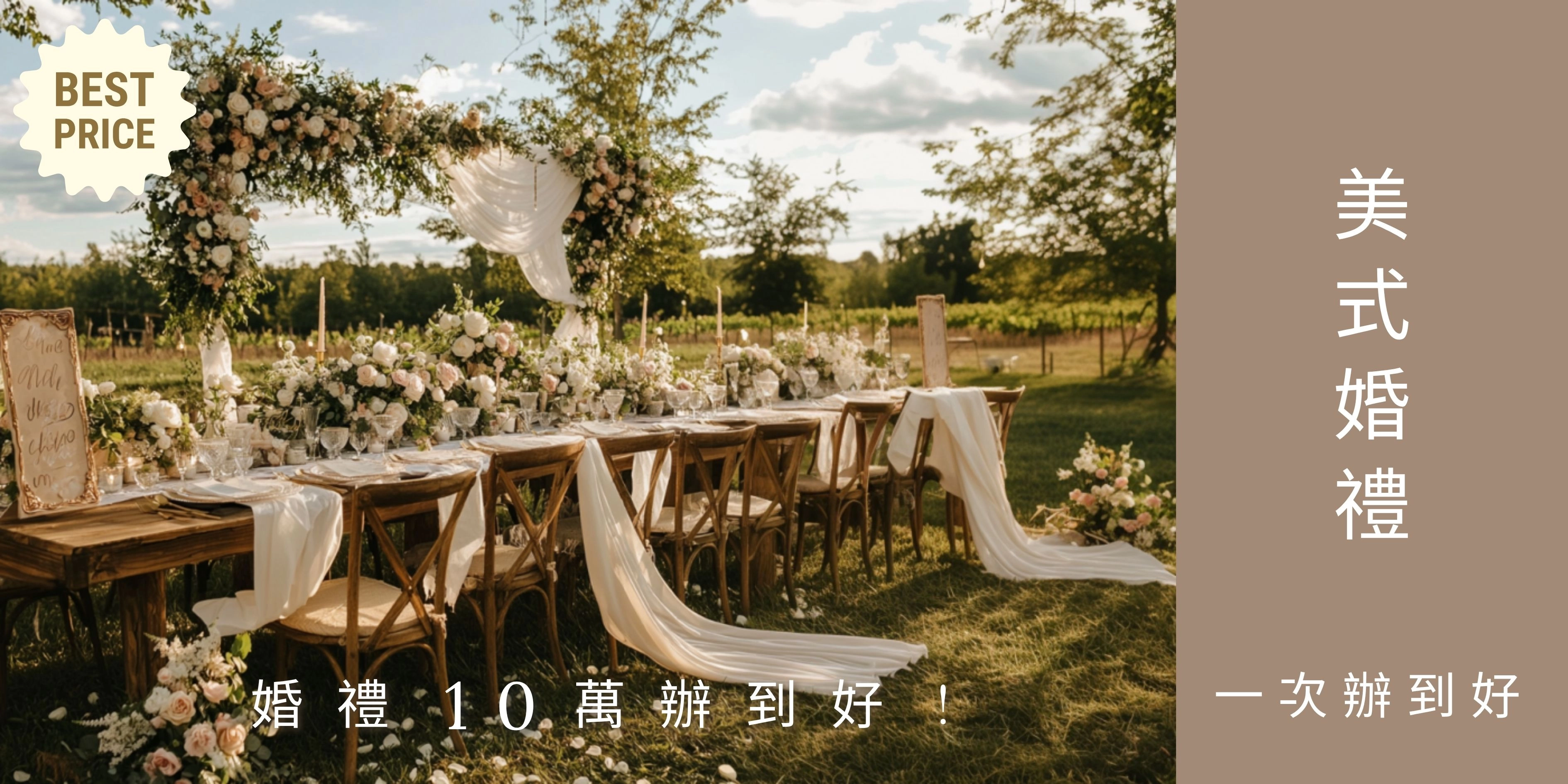 美式森林輕婚禮